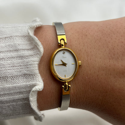 Petite Oval Dial Timex Watch