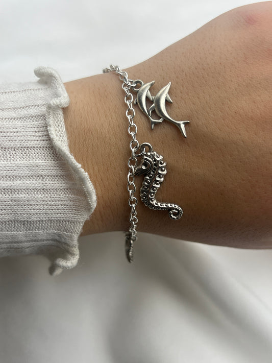 Sea-Themed Charm Bracelet