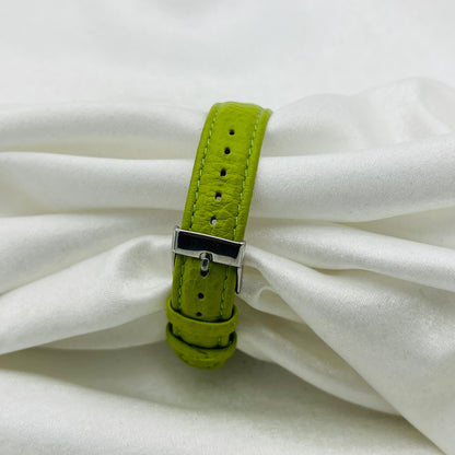Green Leather Watch
