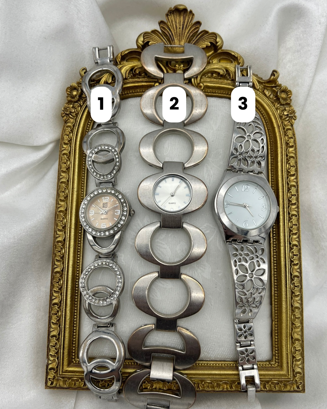 Unique Silver-Tone Watches