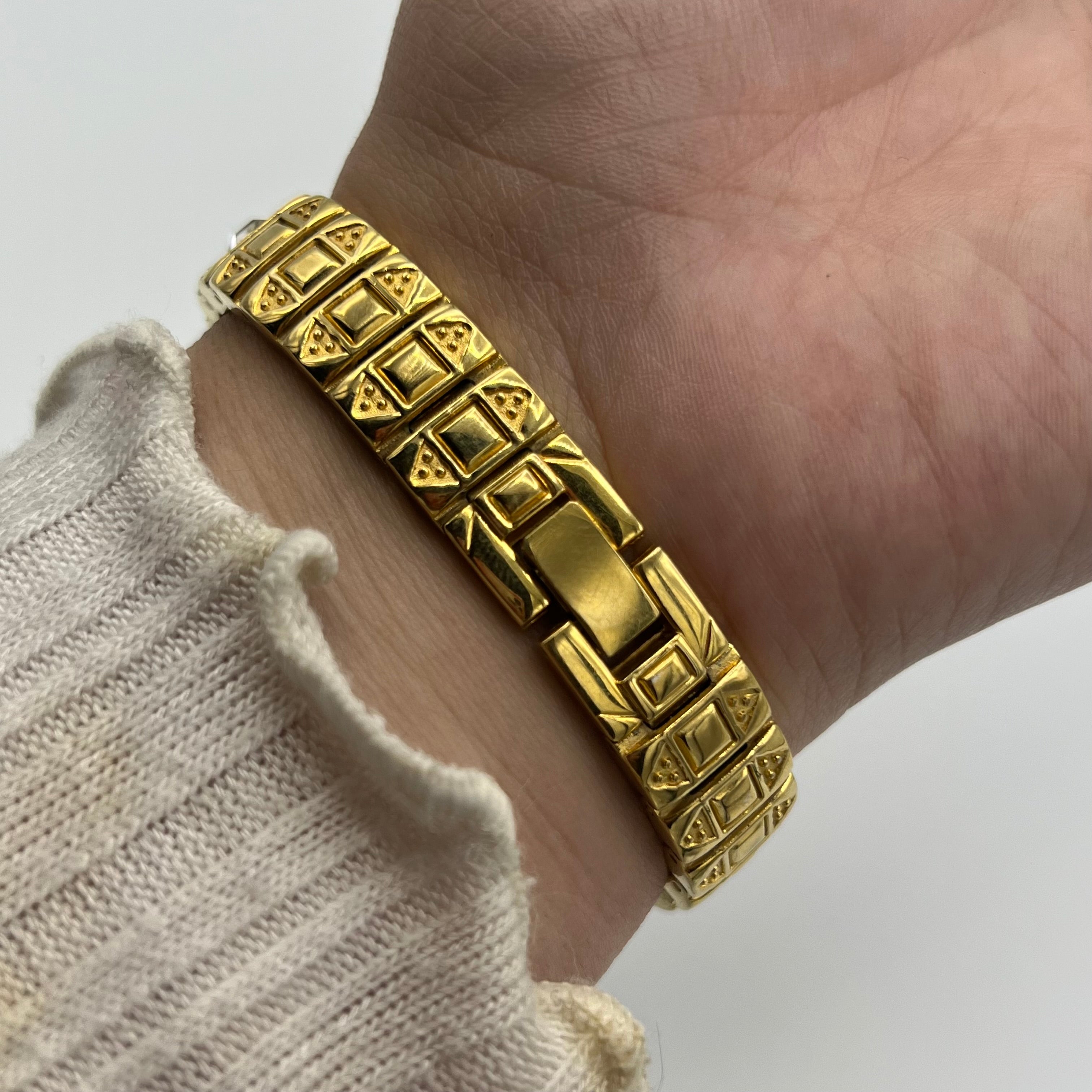 ✨ Gold-Toned Diamanté Watch