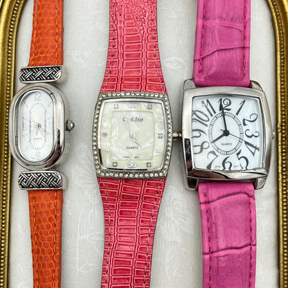 Colorful Leather Watches