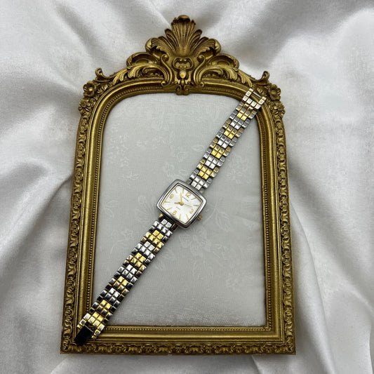 Retro Two-Toned Watch