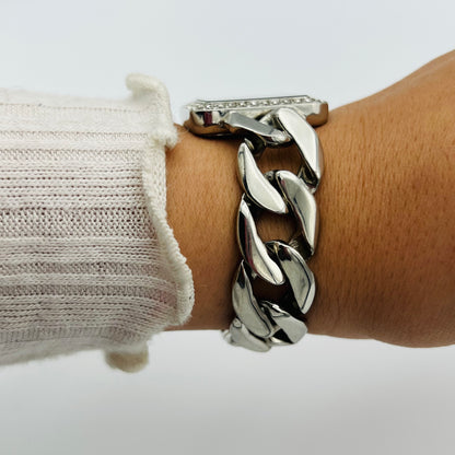 Diamanté Chain Watch