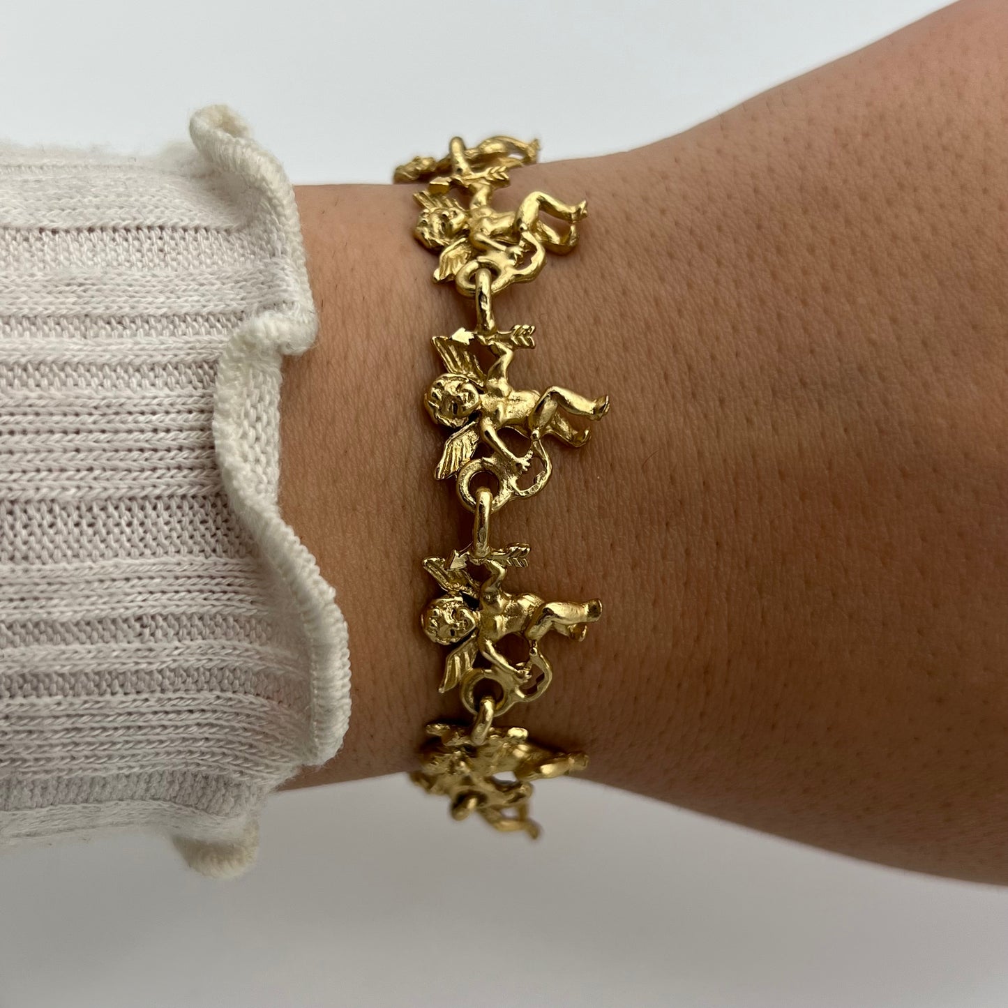 👼 Cherub Gold-Toned Bracelet