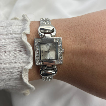 Diamanté Square Dial Watch