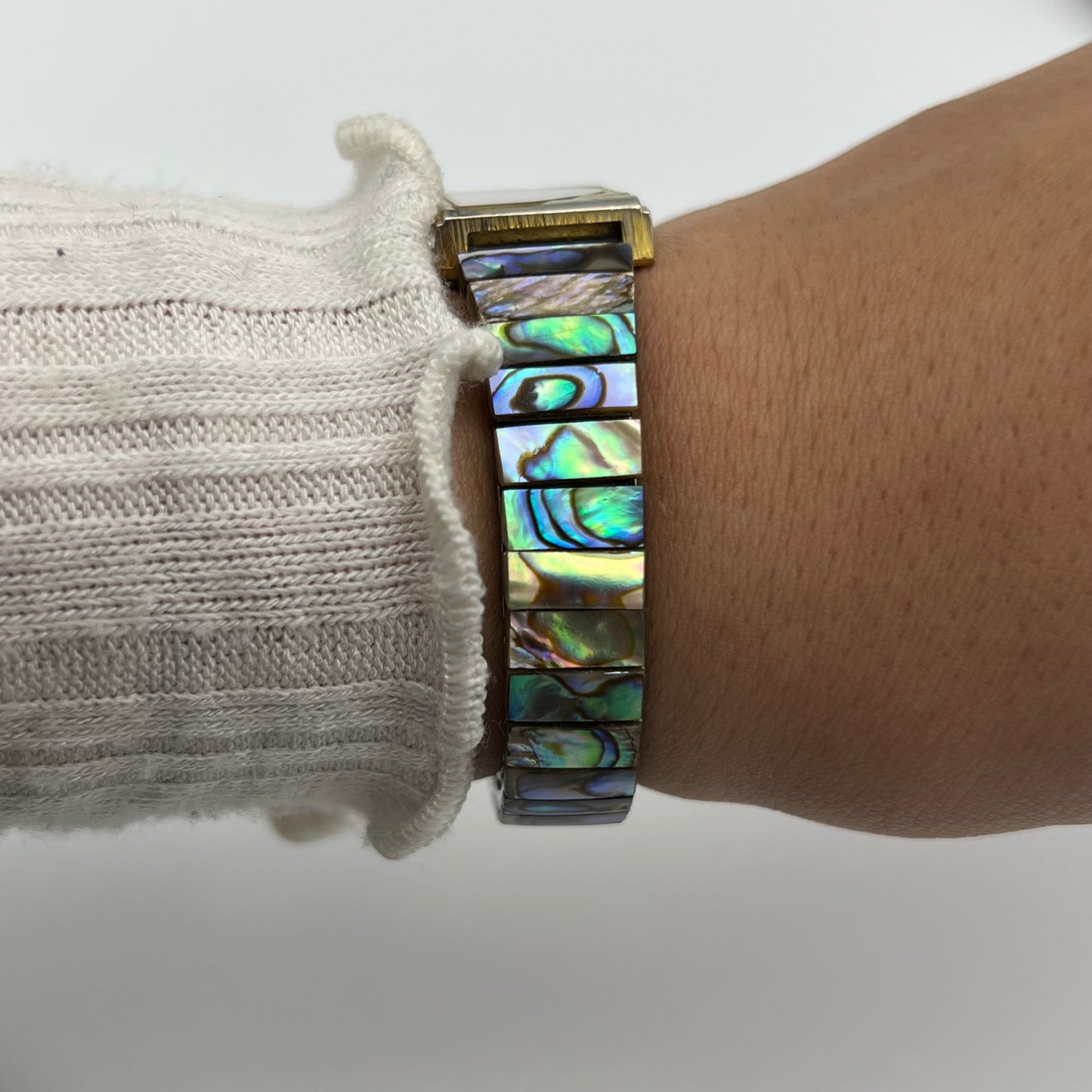 ✨ Gold-Toned Abalone Watch