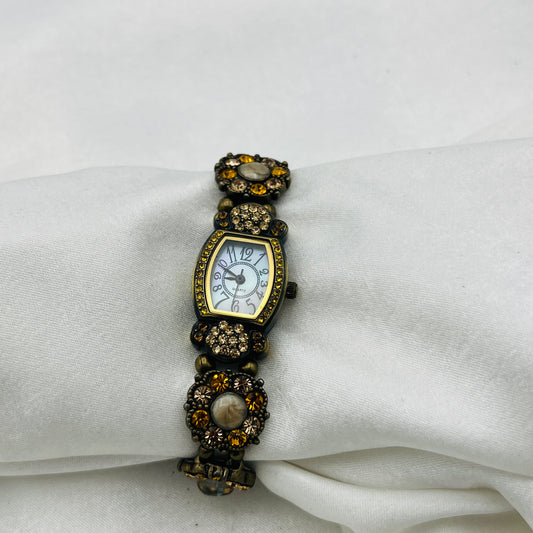 Brown Gemstone Watch