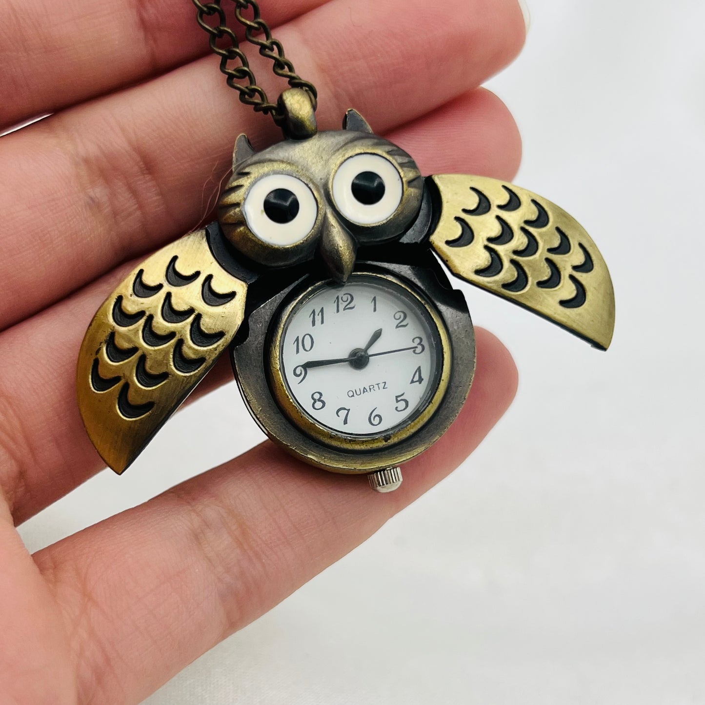 Owl Watch Necklace