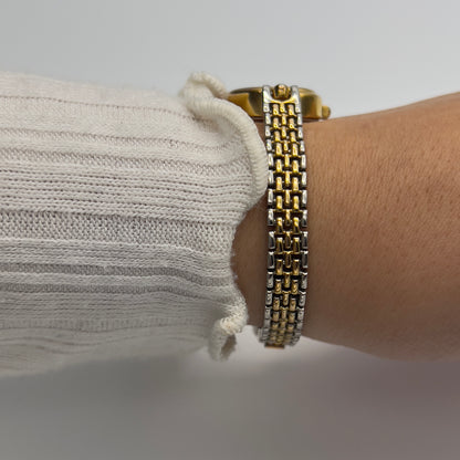 💛🩶 Dainty Two-Toned Watch