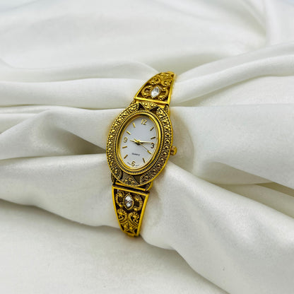 Gold-Toned Art Deco Watch