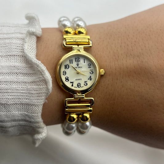 Pearl Gold-Tone Watch