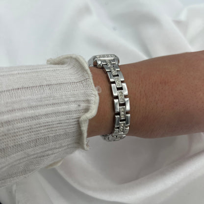Silver-Toned Fossil Watch