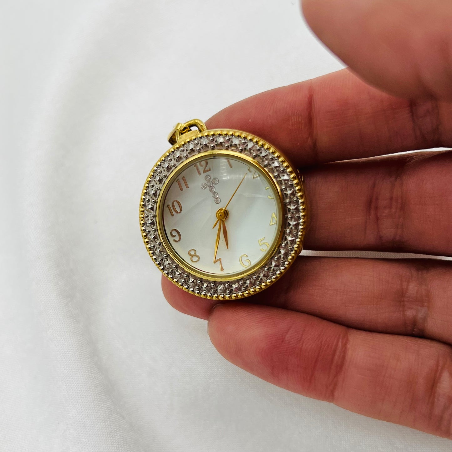 ✝️ Cross Watch Pendant