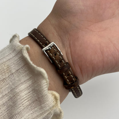 Michael Kors Leather Brown Strap Watch