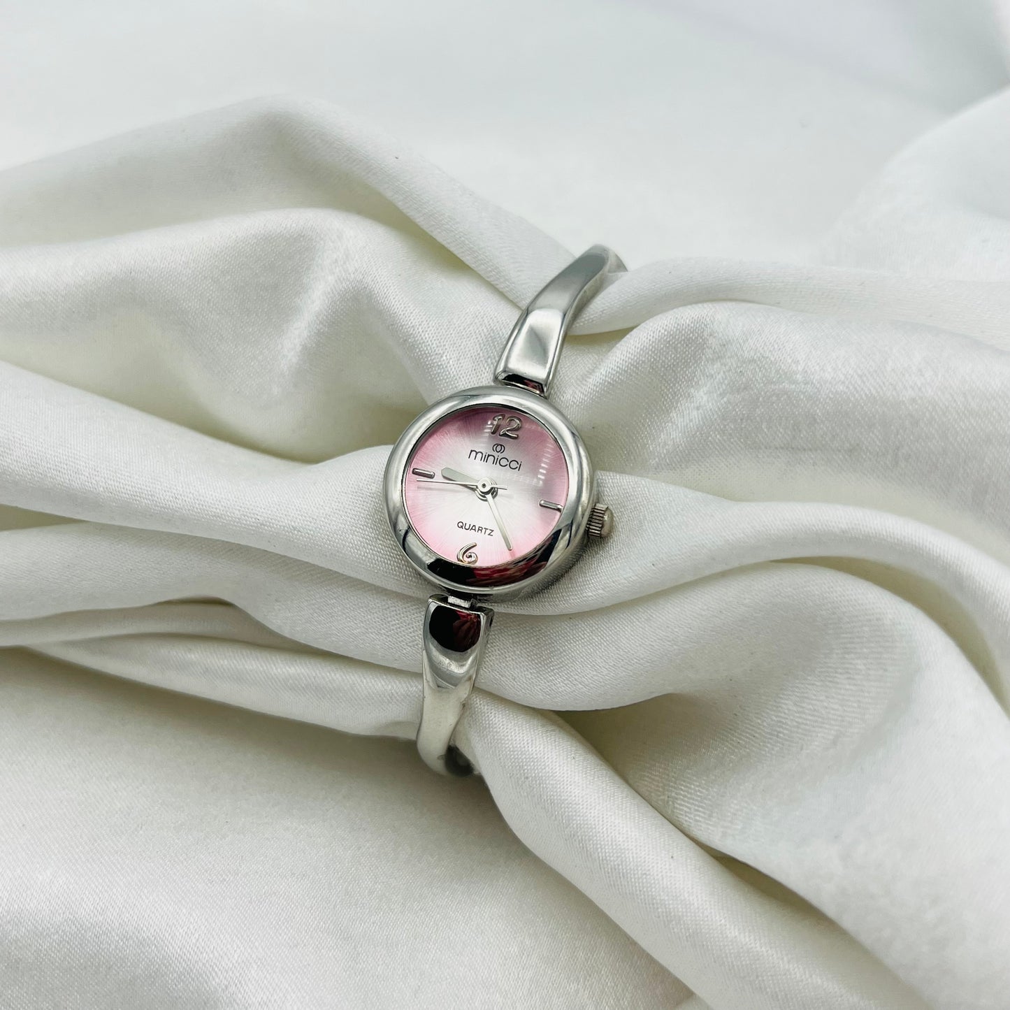 Baby Pink Dial Watch