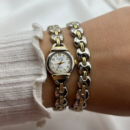Two-Tone Bracelet & Watch Set