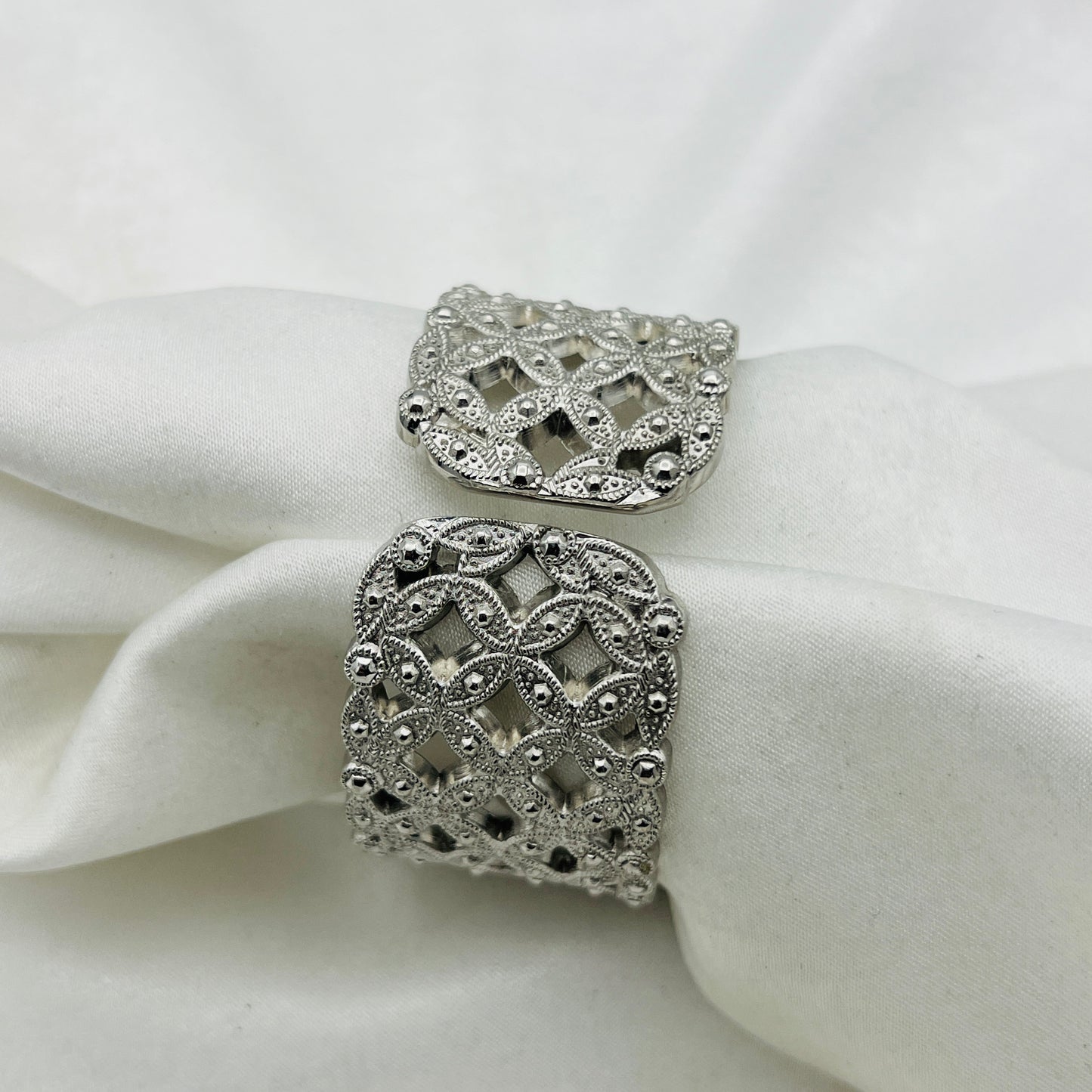 Art Deco Cuff Watch with Black Dial