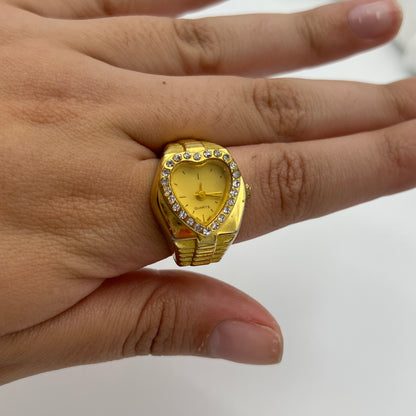 Heart Watch Ring
