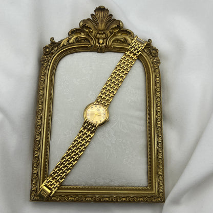 ESQ Diamanté Dial Gold-Tone Watch