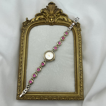 Pink Gemstone Watch