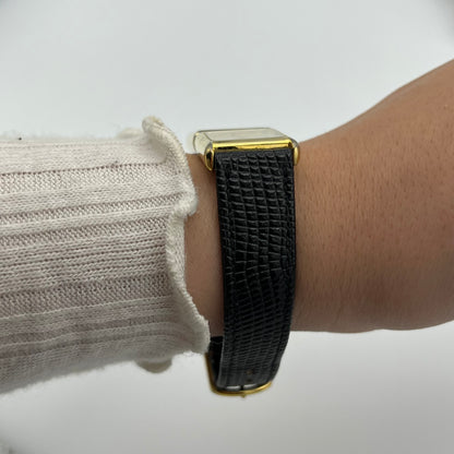 RARE Dual-Dial Watch with Leather Band