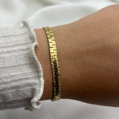Gold Nugget Bracelet