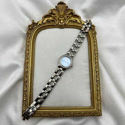 Baby Blue Diamanté Timex Watch