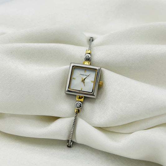Dainty Anne Klein Square Dial Watch