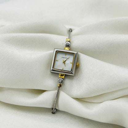 Dainty Anne Klein Square Dial Watch