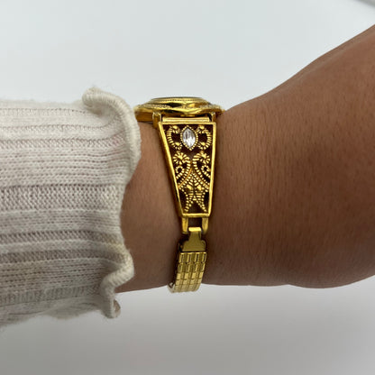 Gold-Toned Art Deco Watch