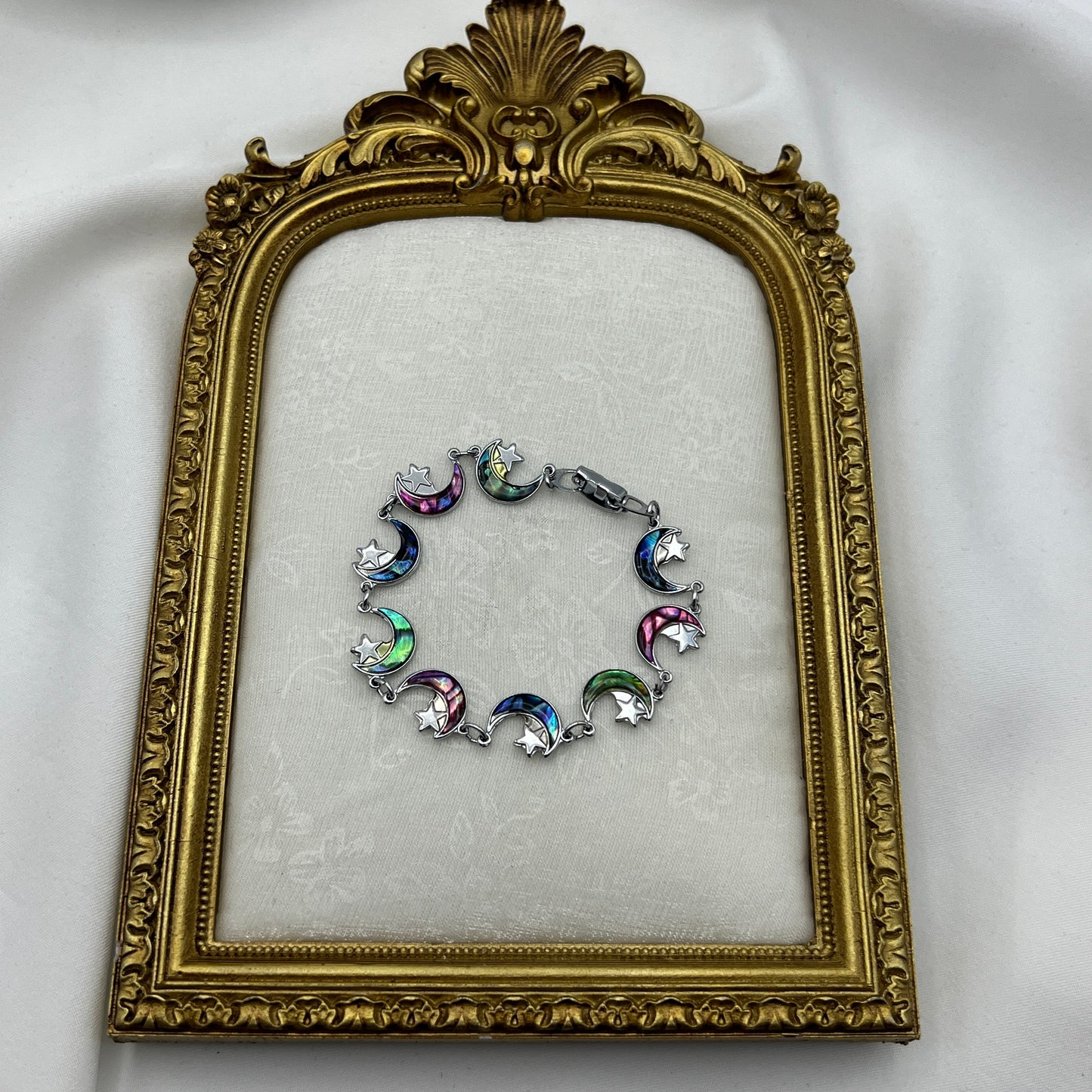 Moon & Star Abalone Bracelet