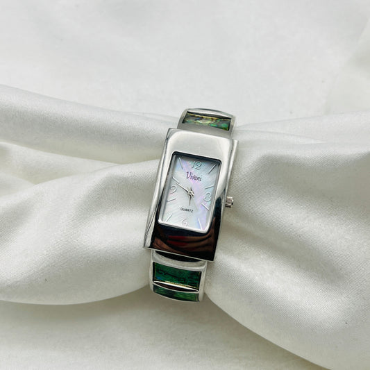 Abalone Shell Cuff Watch