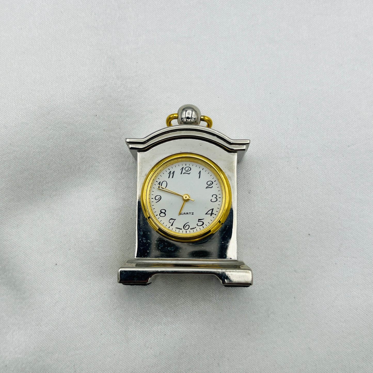 Two-Toned Heavyweight Clock Pendant