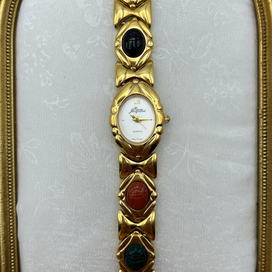 Scarab Gold-Tone Watch