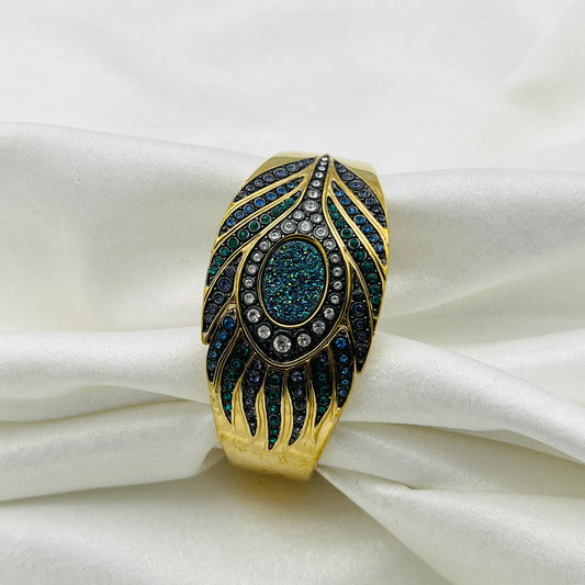 Peacock Feather Peek a Boo Watch