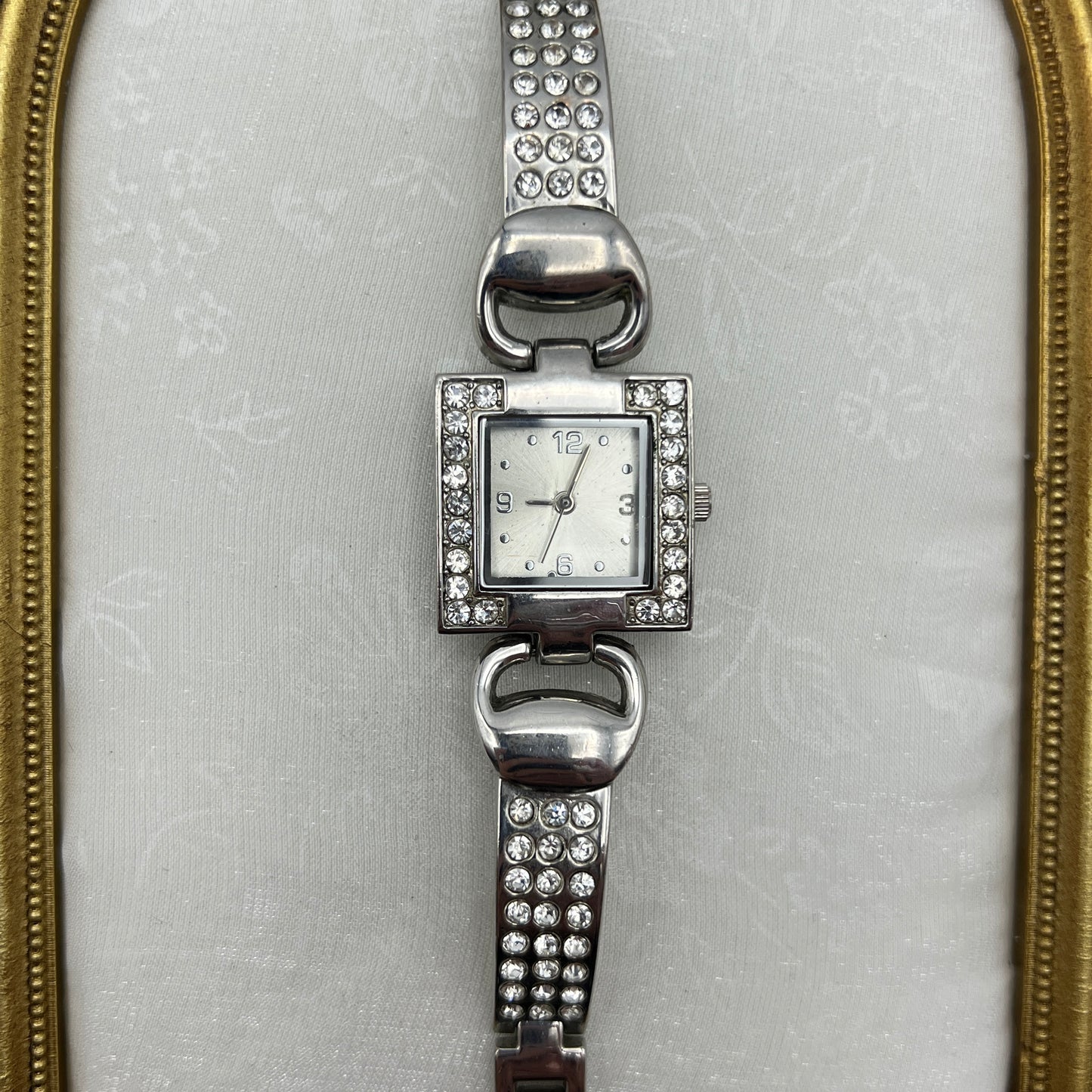Diamanté Square Dial Watch