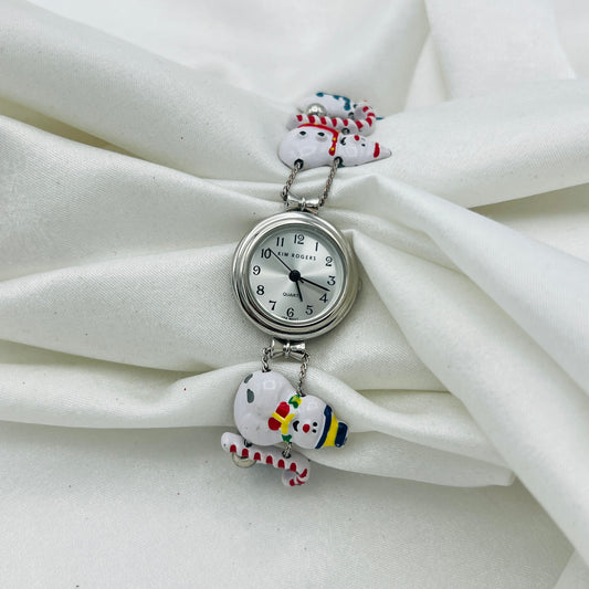 Snowman Charm Watch