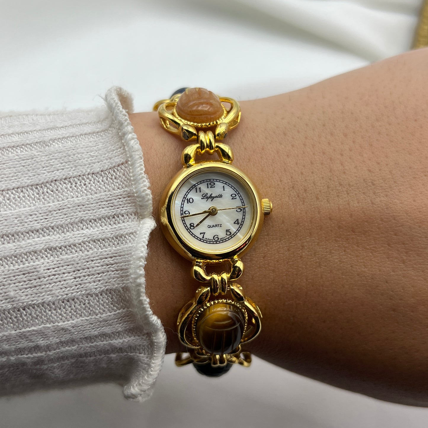 Rare Scarab Gemstone Watch