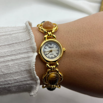 Rare Scarab Gemstone Watch