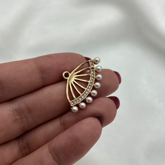 Pearl Fan Charm