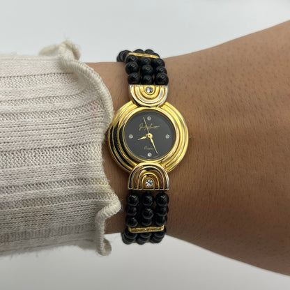 Black Detailed Watch