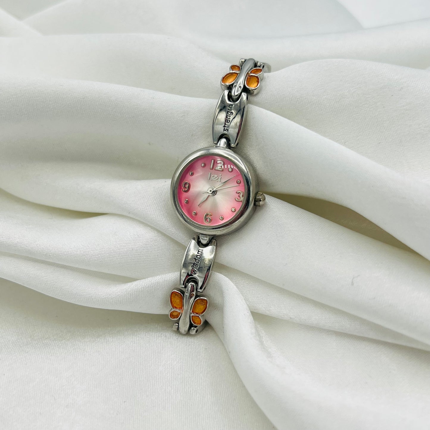Pink Butterfly Watch
