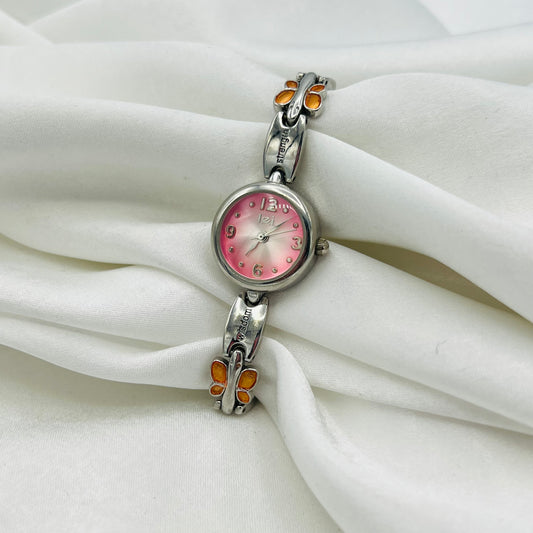 Pink Butterfly Watch