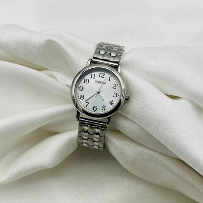 Carriage Silver-Toned Watch