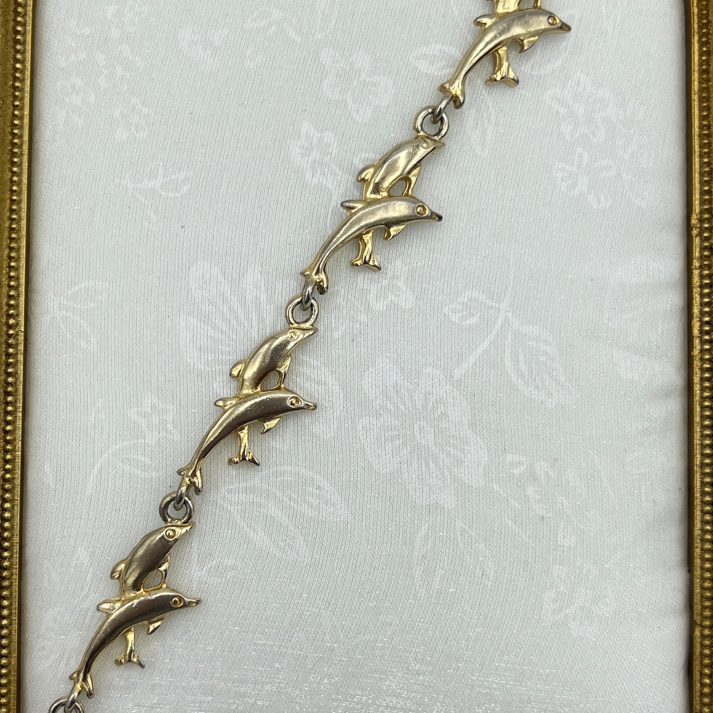 Gold-Tone Dolphin Bracelet