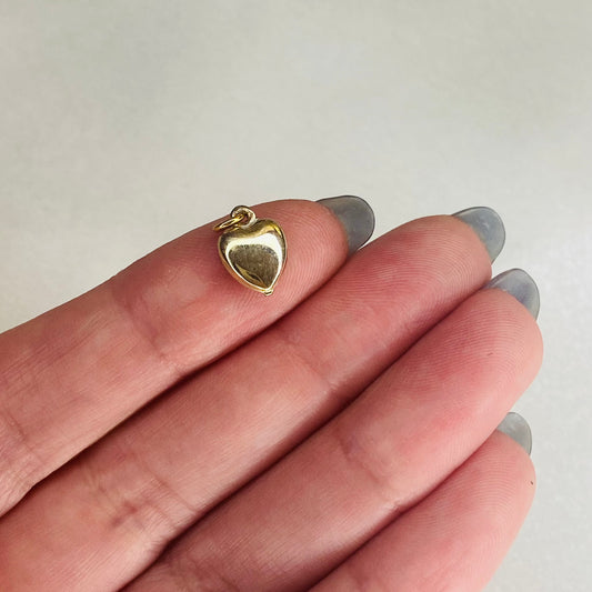 12k Gold Filled Dainty Heart Charm