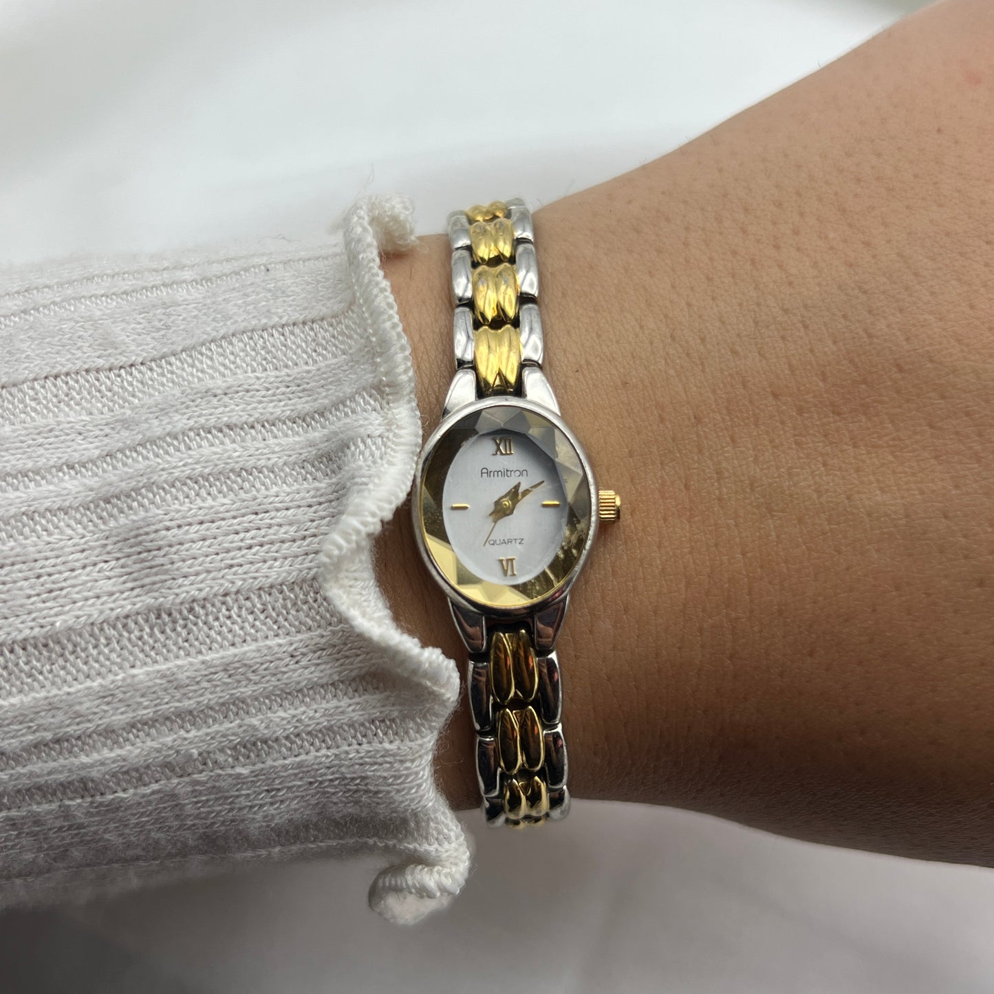 Two-Tone Bezeled Watch
