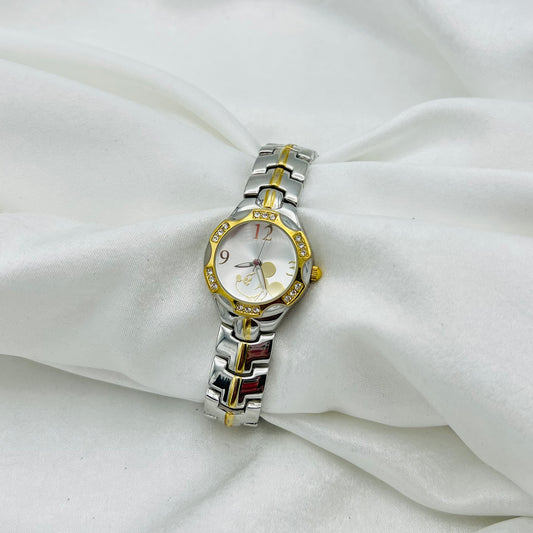 Two-Toned Mickey Dial Watch