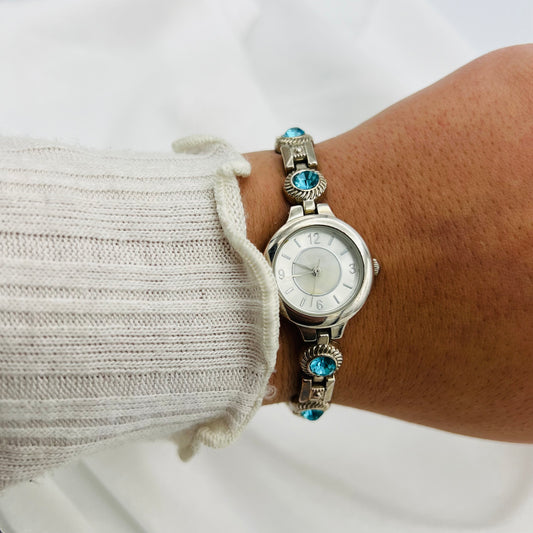 Blue Gemstone Watch